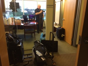 camera setup for a kickstarter campaign