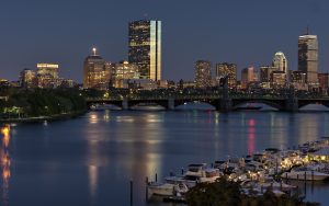 Boston Skyline at Night