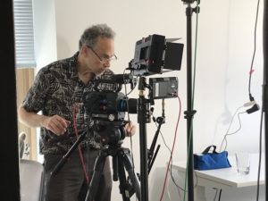 Brian operating the camera