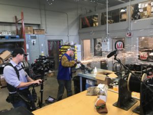 production day filming