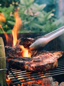 Grill, close up