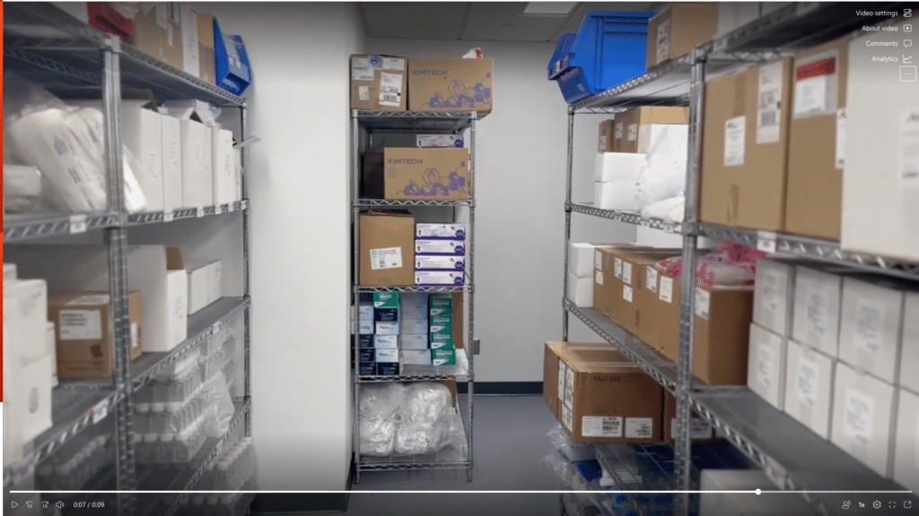 Introductory Video for Marathon Pacer self-shot stockroom