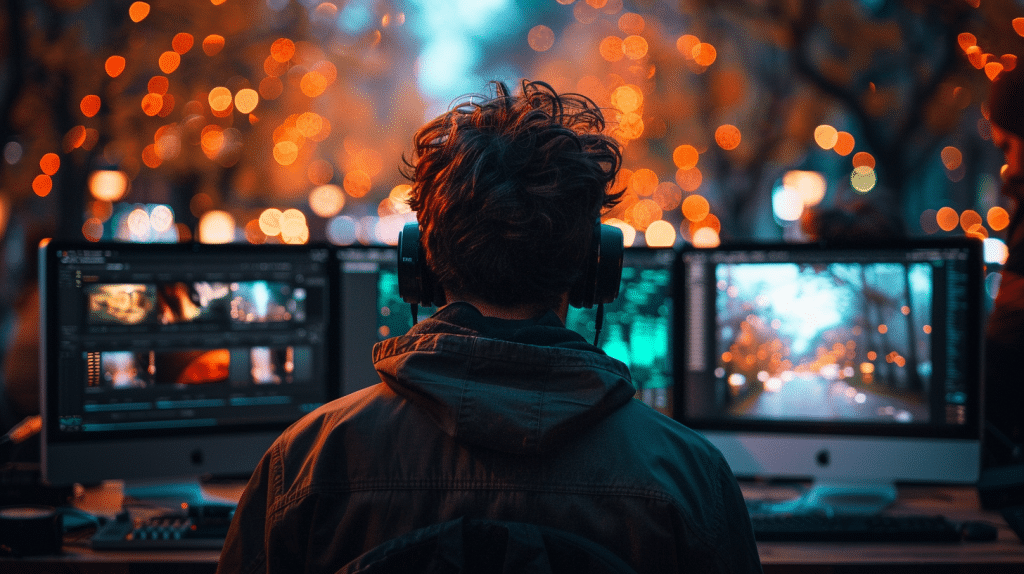 Montage Magic: How to Use Montage Editing to Condense Time and Convey Emotion 1 stylizng editing station to represent: Montage Magic: How to Use Montage Editing to Condense Time and Convey Emotion