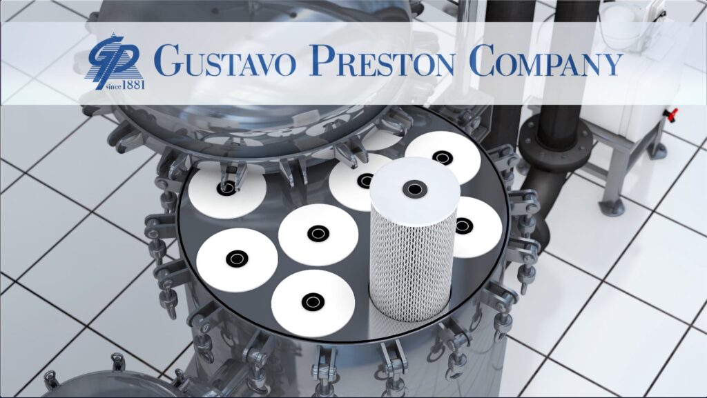 Custom video production for B2B engineering firm Gustavo Preston showing industrial filtration system components