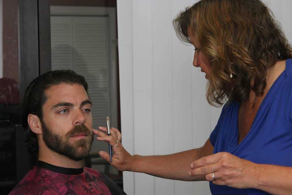 TimePayment video production case study – behind the scenes makeup and shoot by Skillman Video Group
