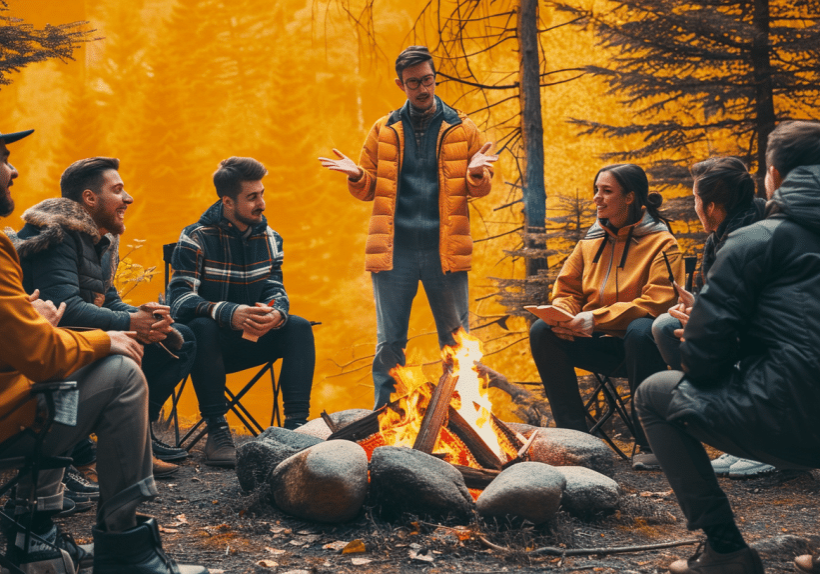 storytelling-at-campfire