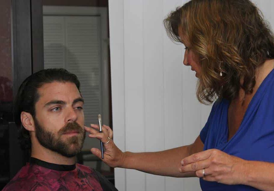 tpc make up TimePayment video production case study – behind the scenes makeup and shoot by Skillman Video Group